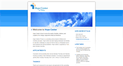 Desktop Screenshot of hopecenteroftulsa.com